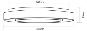 Globo 41369-18 - Plafoniera dimmerabile RGBW BURRO LED/18W/230V + +TC