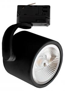 Faro AR111 per binario Trifase Nero