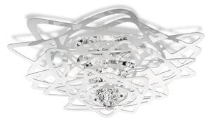 Plafoniera Slamp, Aurora, dimmerabile, Bianco, Soggiorno, Plastica, Design