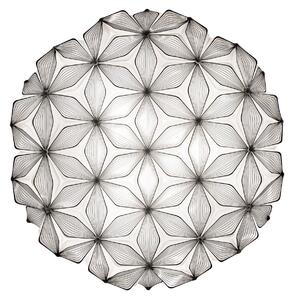 Plafoniera Slamp, C'EST LA VIE, dimmerabile, Nero, Soggiorno, Plastica, Design