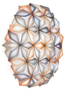 Plafoniera Slamp, La Vie, dimmerabile, Beige, Soggiorno, Plastica, Design