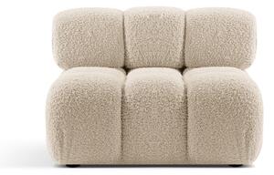 Modulo divano in bouclé beige (parte centrale) Bellis - Micadoni Home