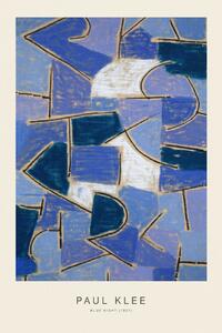 Riproduzione Blue Night Special Edition - Paul Klee, (26.7 x 40 cm)