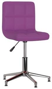 3087662 Swivel Dining Chair Purple Faux Leather (334403)