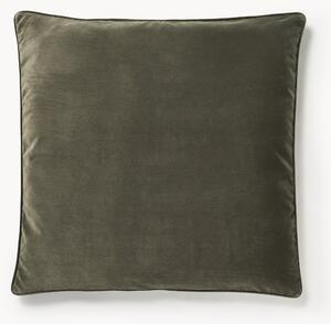 Cuscino grande in velluto Vetsak, 60 x 60 cm