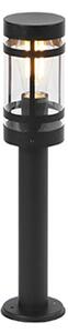 Lampada da esterno intelligente nera 50 cm IP44 con Wi-Fi ST64 - Gleam