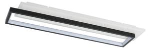 Brilagi - Plafoniera LED dimmerabile OUTLINE LED/66W/230V 15x60 cm bianco/nero + telecomando