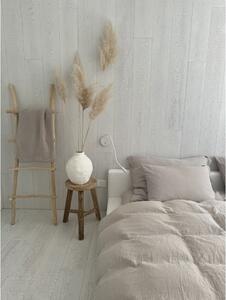 Set copripiumino e federa beige in mussola per letto singolo 135x200 cm Plain Muslin – Butter Kings