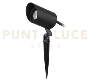 Koala proiettore led cob 7w 35° 630 lm 3000 k nero ip65 alimentator
