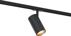 Faretto moderno nero per sistema a binario monofase con LED - Iconic Mark