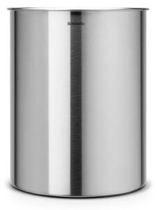 Bidone in acciaio argento opaco 15 l - Brabantia