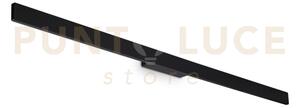 Linea applique da esterno ip54 led 3000k 23w 2400 lm nero 144cm
