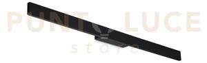 Linea applique da esterno ip54 led 3000k 20w 1950 lm nero 104cm