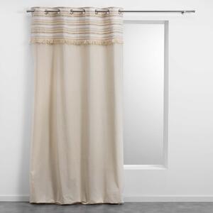 Tenda di colore naturale in cotone 140x240 cm Atlas – douceur d'intérieur