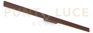 Linea applique da esterno ip54 led 3000k 23w 2400 lm coffee 144cm