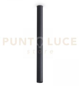 Look led round applique d.3cm 5w on-off 600 lm 3000 k 40cm nero