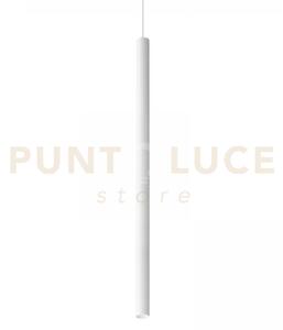 Look round sospensione 1 luce attacco gu10 bianco d.4x10cm
