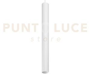 Look round sospensione 1 luce attacco gu10 d.6x70cm bianco