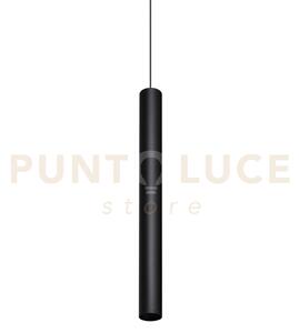 Look round sospensione 1 luce attacco gu10 d.6x70cm nero