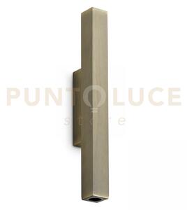 Look led square d.3cm 9w on-off 900 lm 3000 k ottone 30cm