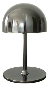 Lampada da tavolo LED grigio scuro con paralume in metallo con telecomando (altezza totale 22 cm) Tim – Sirius