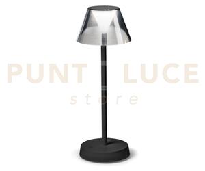 Lolita lampada ricaricabile ip54 dimmerabile led 3000k 200lm 1,8w nera