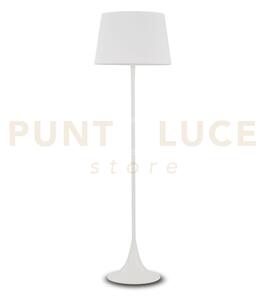 London lampada da terra 1 luce attacco e27 in metallo bianco