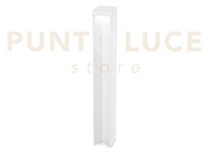 Kurt palo per esterni ip54 3000k 1050lm 11w bianco h.65cm in allumi