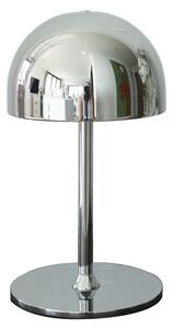 Lampada da tavolo LED argentata con paralume in metallo con telecomando (altezza totale 22 cm) Tim – Sirius