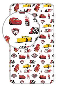 Lenzuolo con angoli per bambini in cotone 90x200 cm Cars "McQueen" – Jerry Fabrics