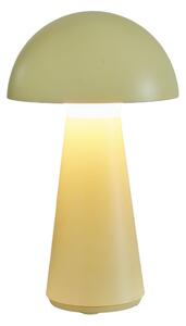 Lampada da tavolo LED gialla con telecomando (altezza totale 28 cm) Sam – Sirius