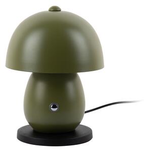 Lampada da tavolo LED verde scuro con paralume in metallo (altezza totale 18 cm) Mono LED – Leitmotiv