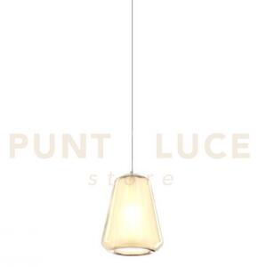 Double skin sospensione in vetro 1 luce attacco e27 rosone acquista