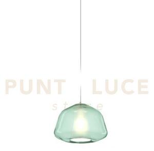 Double skin sospensione in vetro 1 luce attacco e27 rosone acquista