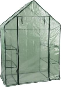 Serra Kinzo Garden – accessibile – con chiusura a zip – dimensioni 1430 x 730 x 1950 – colore verde