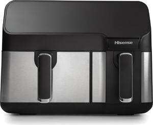 Hisense Friggitrice ad Aria 8.8 Litri 2 Cestelli Indipendenti (5.5L + 3.3L) Potenza 1700W colore Nero - HAF2900D