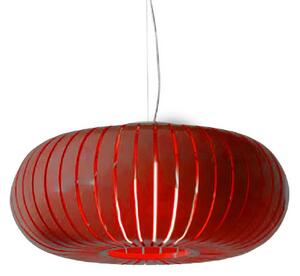 Kartell Lampada a sospensione Teresa, Rosso, Soggiorno / Sala da pranzo, Plastica, Design, Lampada a sospensione