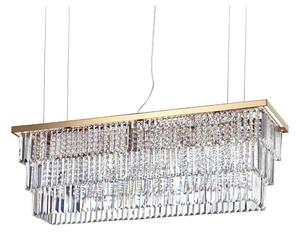 Ideal Lux - Lampadario di cristallo a sospensione MARTINEZ 8xE14/40W/230V