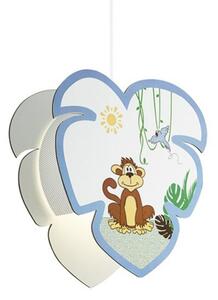 Eglo 96952 - Lampadario a sospensione per bambini LOUIE 1xE27/60W/230V