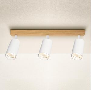 Brilagi - Faretto SELE 3xGU10/30W/230V bianco/effetto rovere