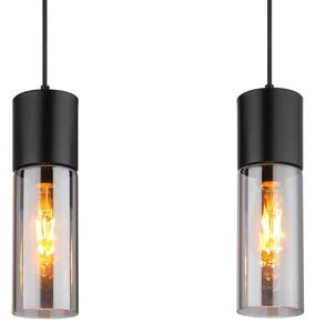 Globo 21000-3HBN - Lampadario a sospensione con cavo ANNIKA 3xE27/25W/230V nero