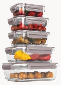 Set di 5 contenitori per alimenti Taupe