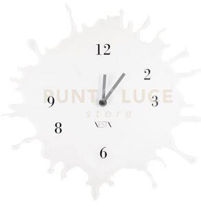 Orologio skizzo da parete in cristallo acrilico bianco 33,5cm