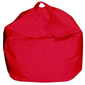 Mini sacco pouf poltrona in 9 colori diversi nylon per bambini e adulti, colore rosso