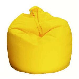 Poltrona sacchi pouf in 19 diversi colori 80% cotone e 20%poliestere con sfere di polistirene interne. completamente sfoderabile, colore giallo