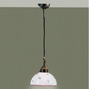Kolarz 731.30.69 - Lampadario a sospensione con filo NONNA 1xE27/75W/230V diametro 20 cm rosso