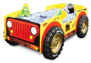 Lettino per bambino monster truck in mdf