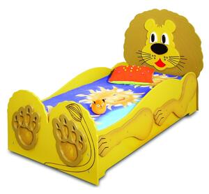 Letto per bimbi ad una piazza in mdf modello lion