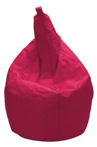 Pouf poltrona sacco impermeabile per esterni stoffa city, colore fucsia