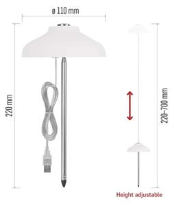 Lampada LED da interno per la coltivazione di piante GROW LED/5W/5V